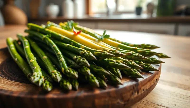 Asperges blanches, vertes et violettes : maîtrisez la cuisson parfaite avec ces techniques