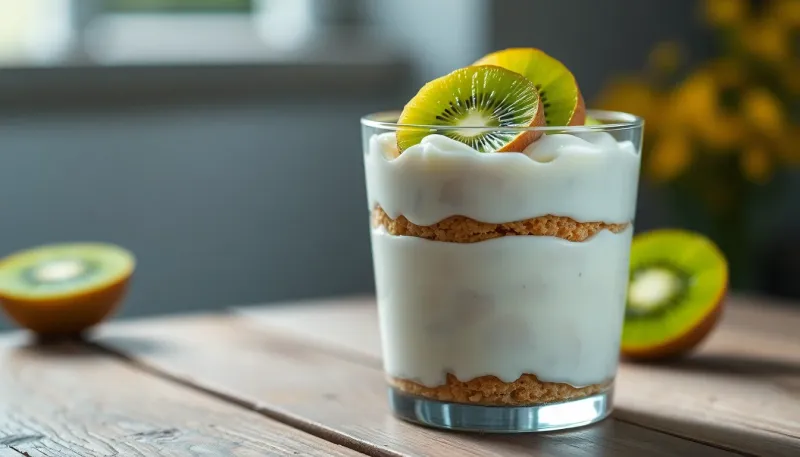 Kiwi frais : le dessert crémeux sans cuisson qui ravira vos papilles