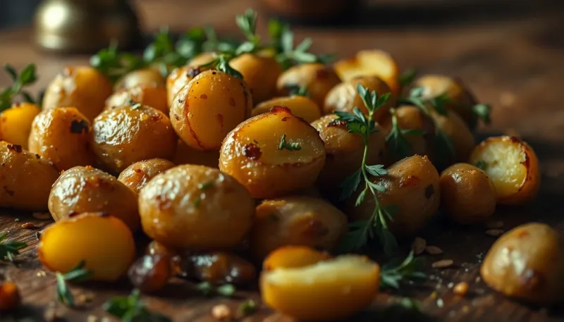 Pommes de terre grenaille au four : la cuisson parfaite pour un accompagnement savoureux