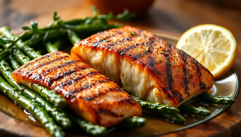 Saumon grillé aux asperges : un dîner rapide et savoureux