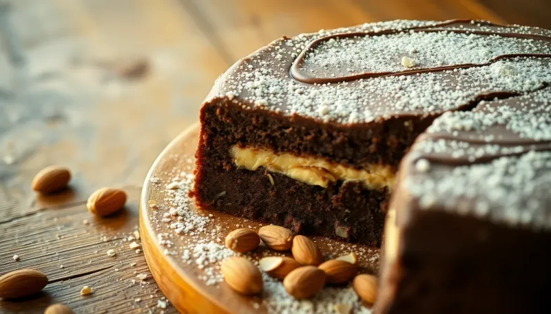 Torta Caprese : le dessert sans gluten qui révèle le chocolat et les amandes